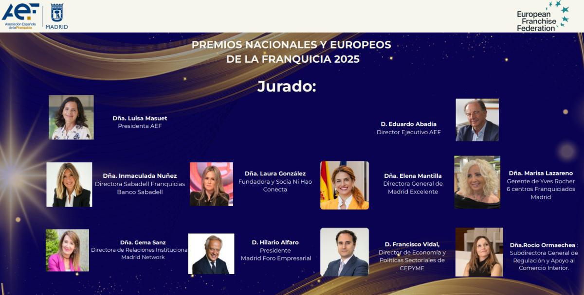 La V edición de los Premios Nacionales y Europeos de la Franquicia 2025 ya está en marcha
