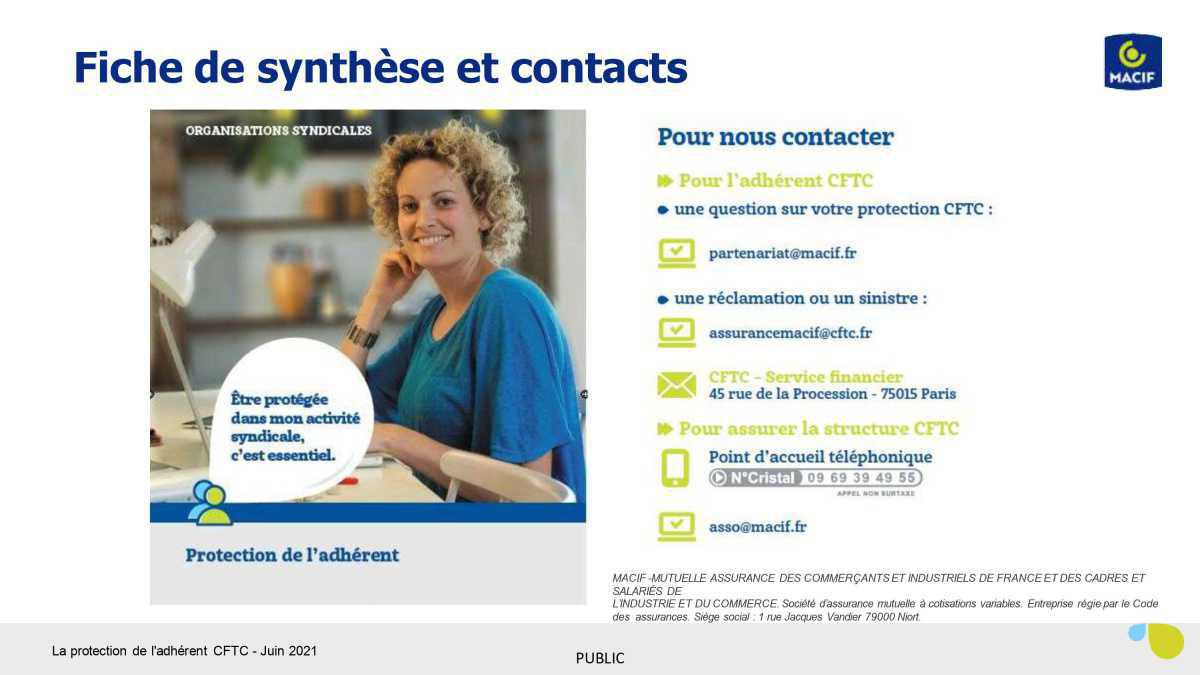 La protection de l'adhérent CFTC