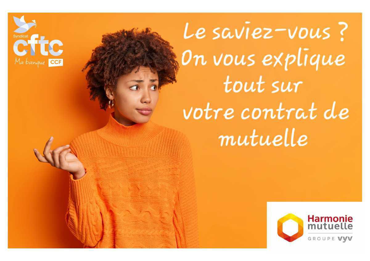 Votre contrat Harmonie Mutuelle