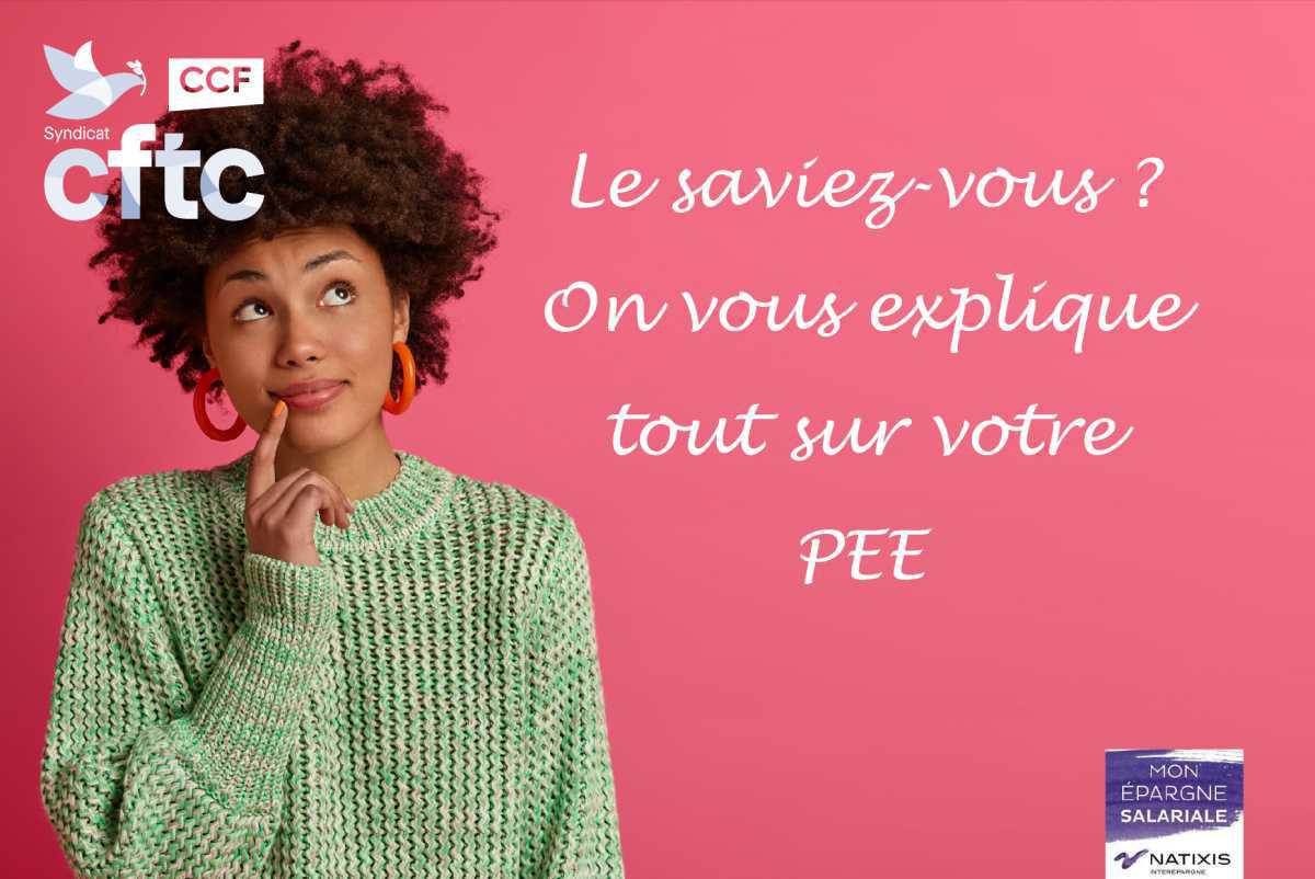 Votre Plan d'épargne entreprise ( PEE) 
