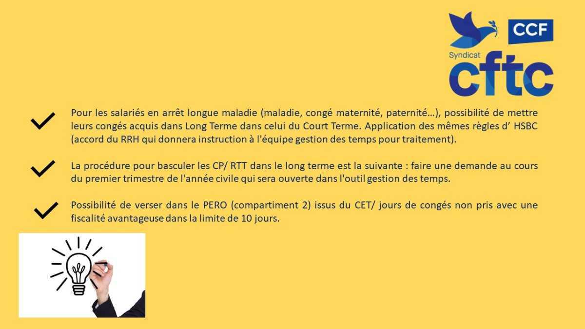 News sur la négociation "monétisation des RTT"
