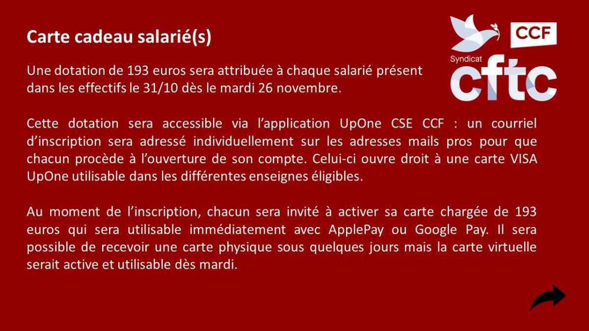Carte cadeau Noël 2024