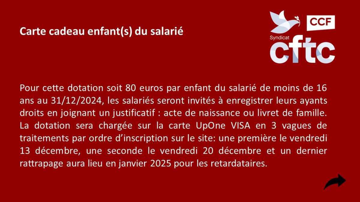 Carte cadeau Noël 2024