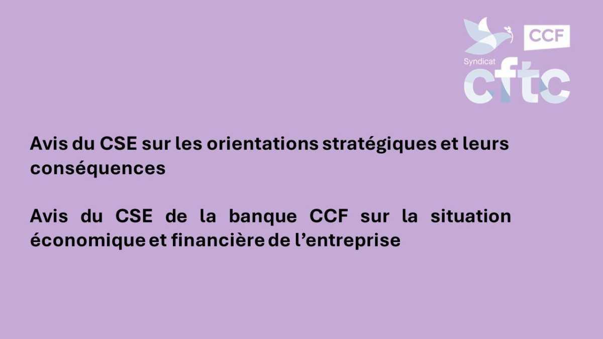 NEWS INFORMATIONS CSE DU 28 NOVEMBRE 2024