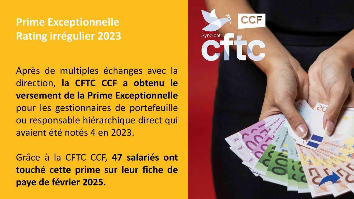 NEWS CCF / INFORMATIONS CFTC CCF