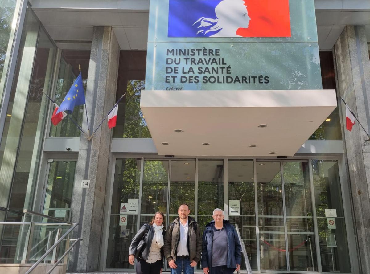 La CFTC CCF reçue par le cabinet de la Ministre du Travail