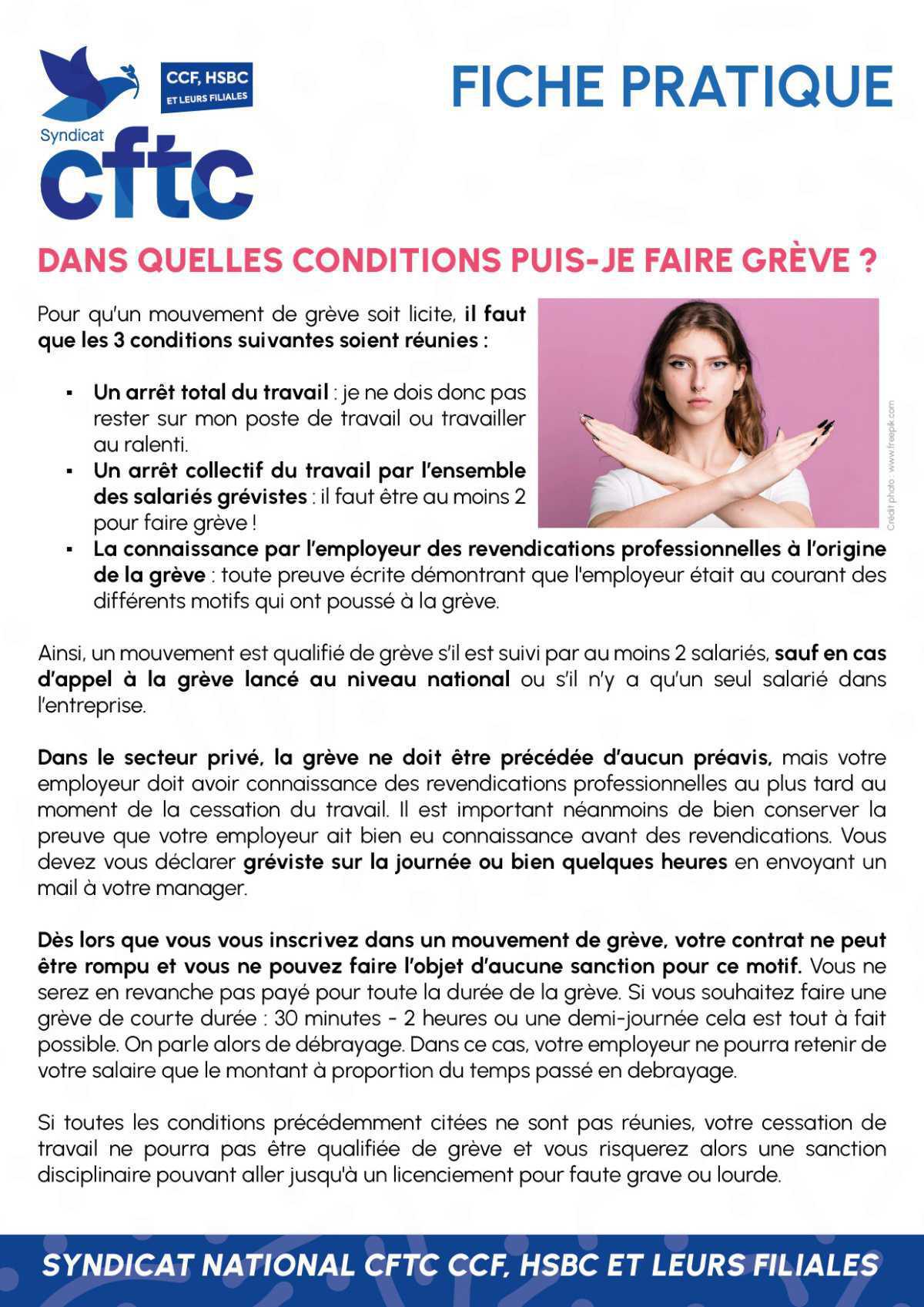 Grève ou pas grève - Votre syndicat vous informe !