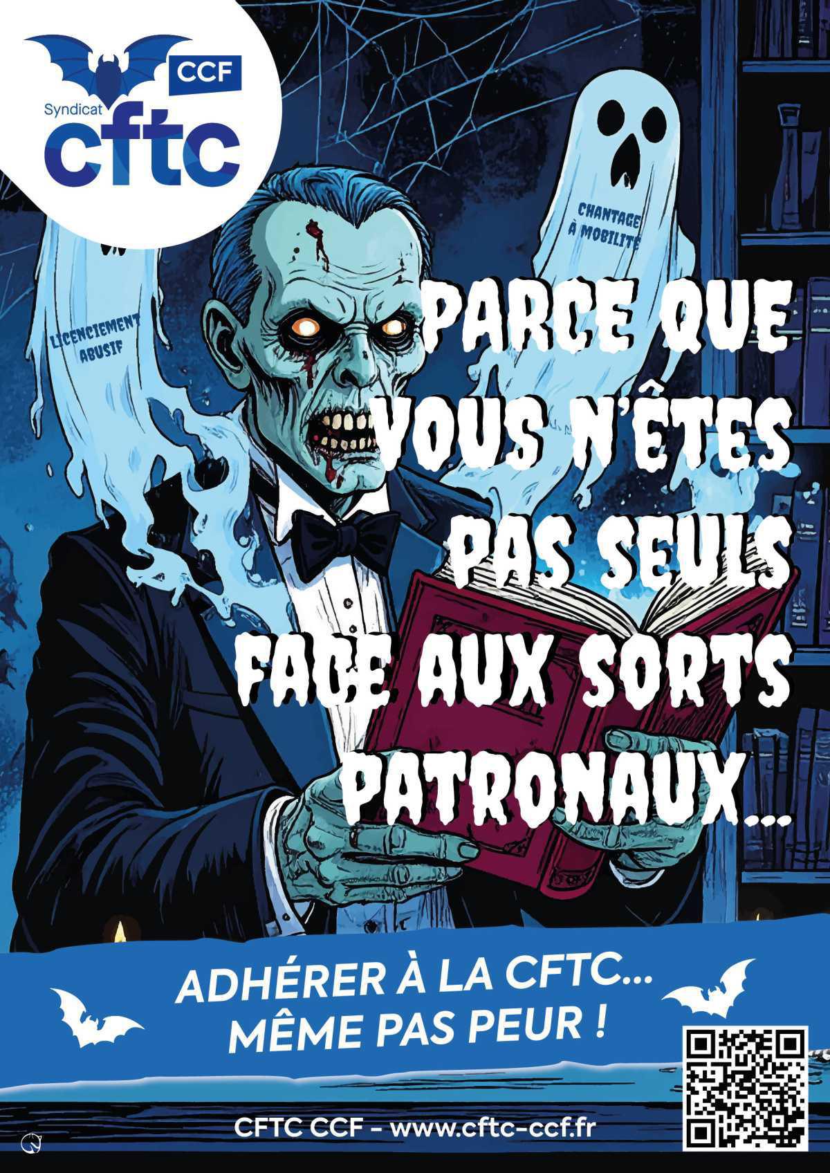 Adhérer à la CFTC... même pas peur ! Adhérer à la CFTC... même pas peur !