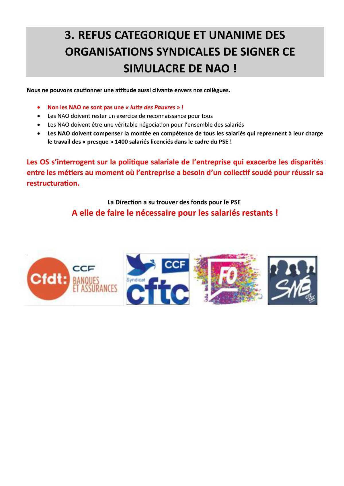 Négociations salariales CCF et MMB anticipées 2025/2026 - L'intersyndicale dénonce !