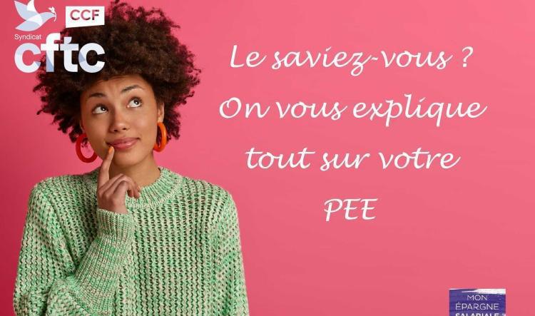 Votre Plan d'épargne entreprise ( PEE) 