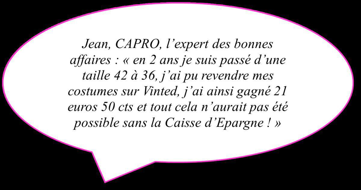 Comme j'aime, le régime Caisse d'Epargne!