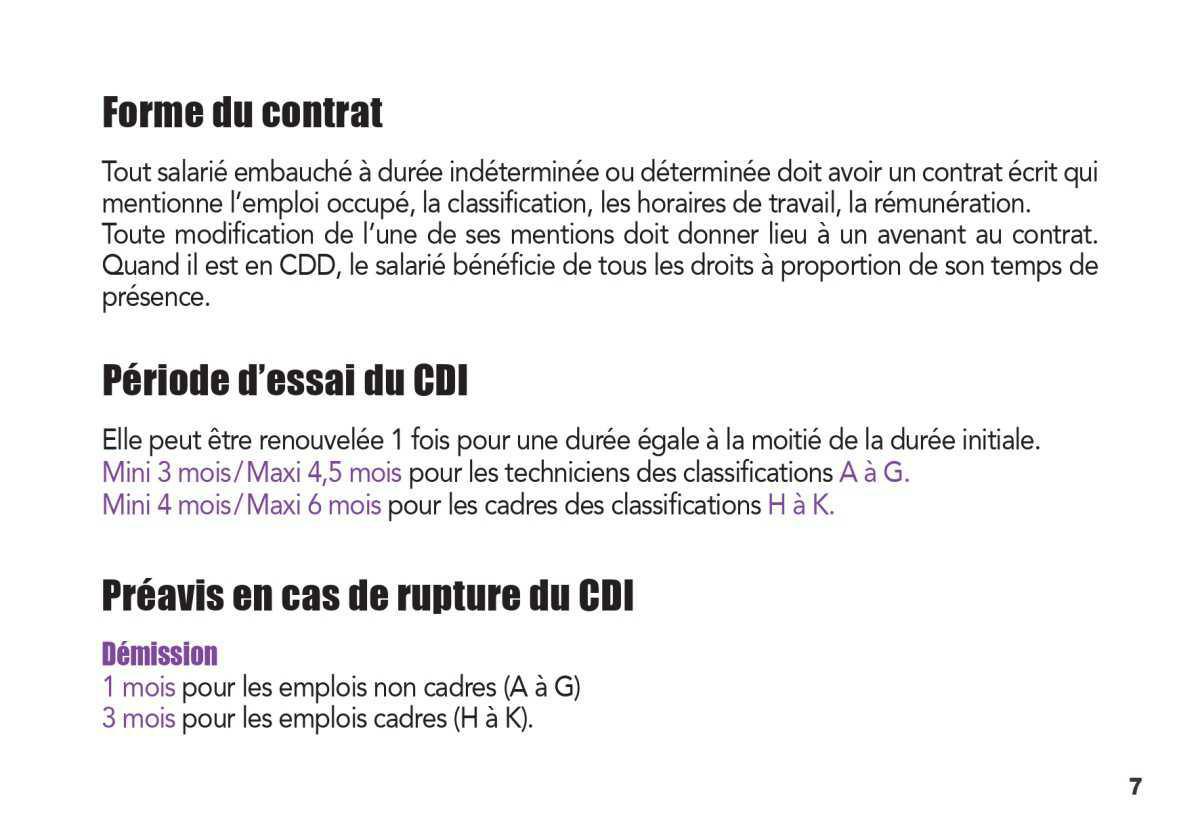 LE CONTRAT DE TRAVAIL