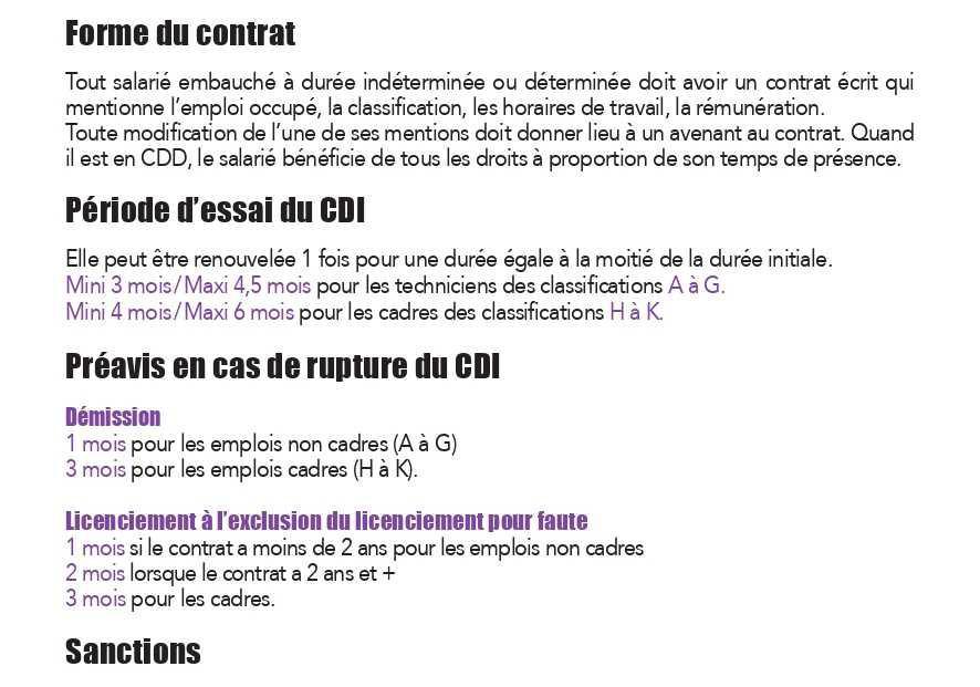 LE CONTRAT DE TRAVAIL