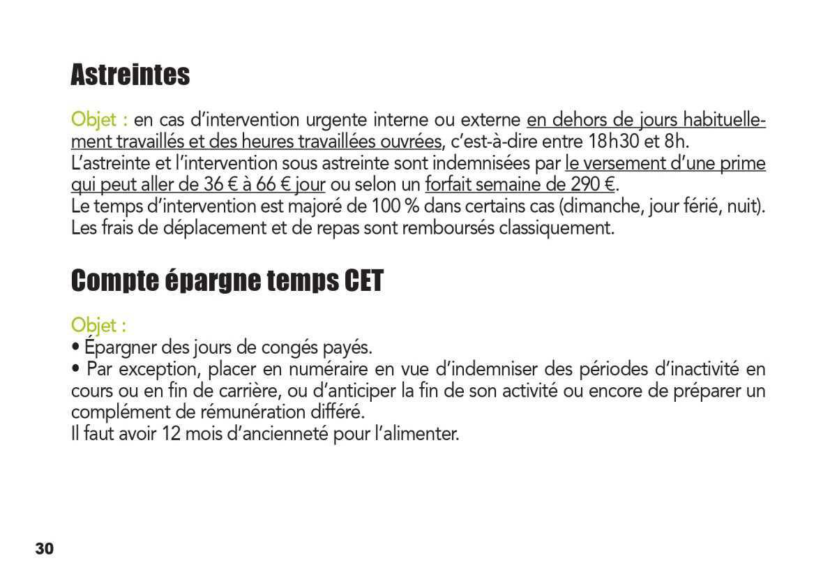 LE TEMPS DE TRAVAIL