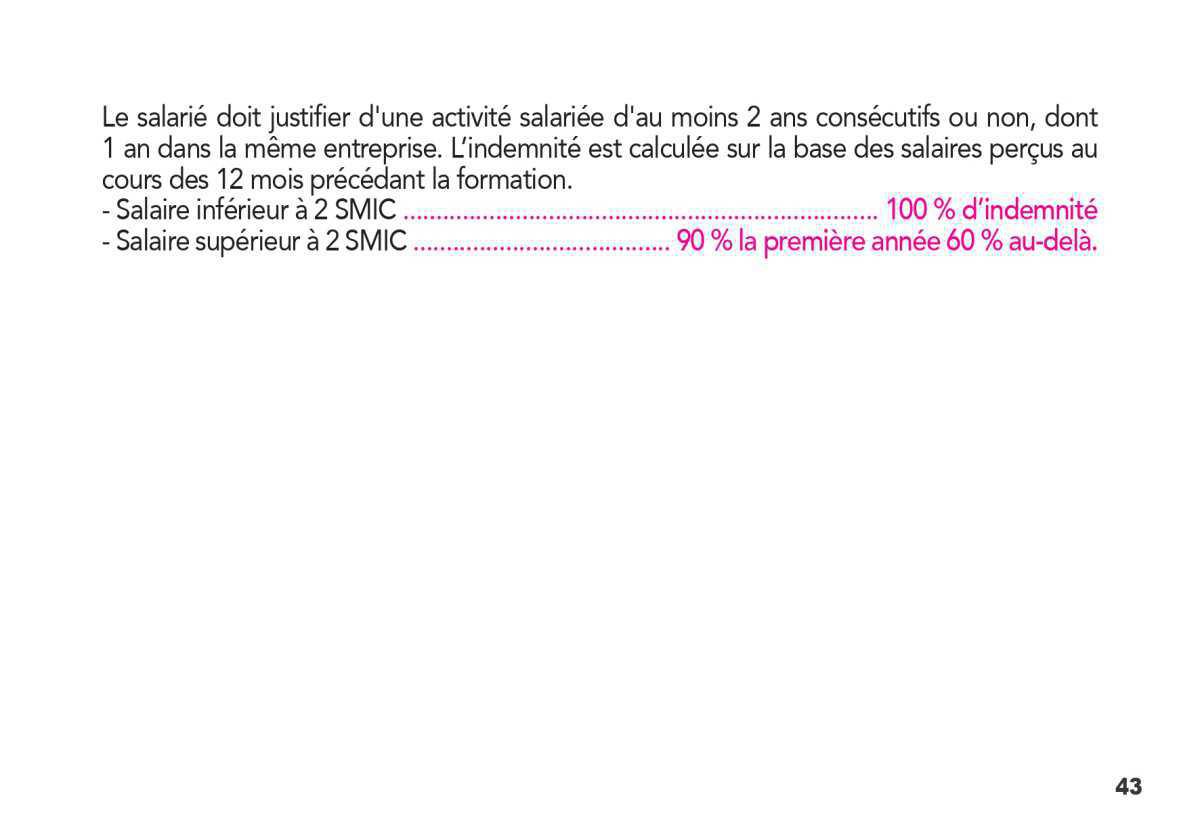 LA FORMATION
