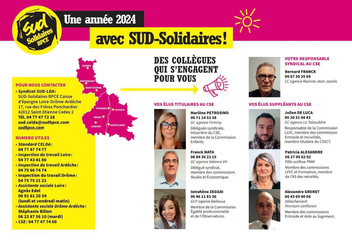 Des collègues qui s'engagent pour vous