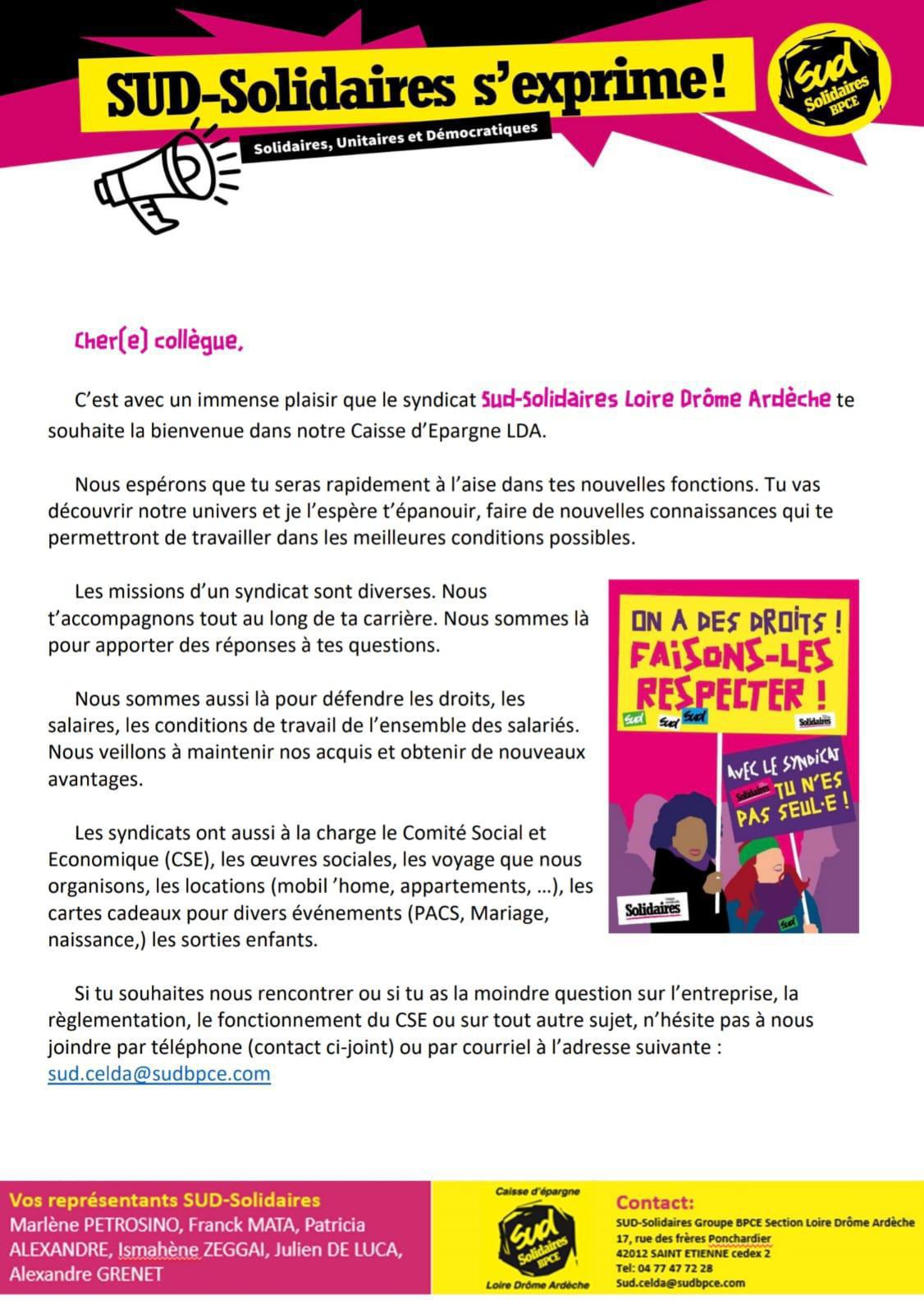 TU VIENS D'ARRIVER !
