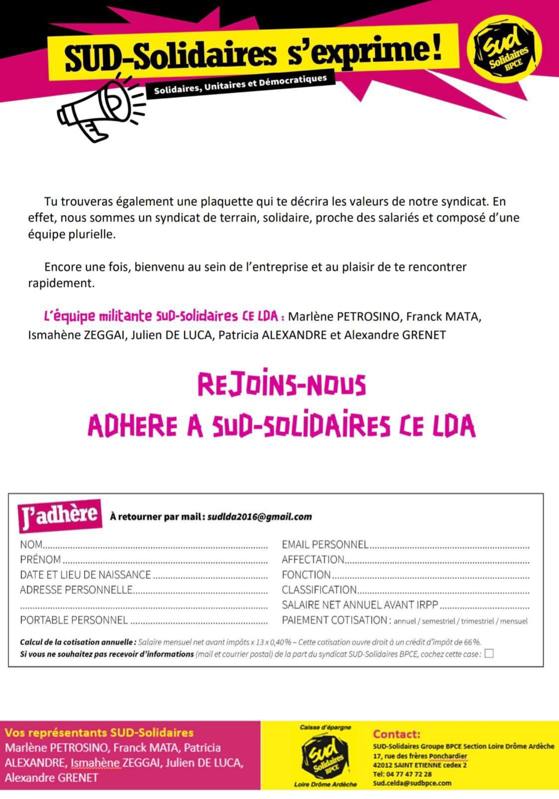 TU VIENS D'ARRIVER !