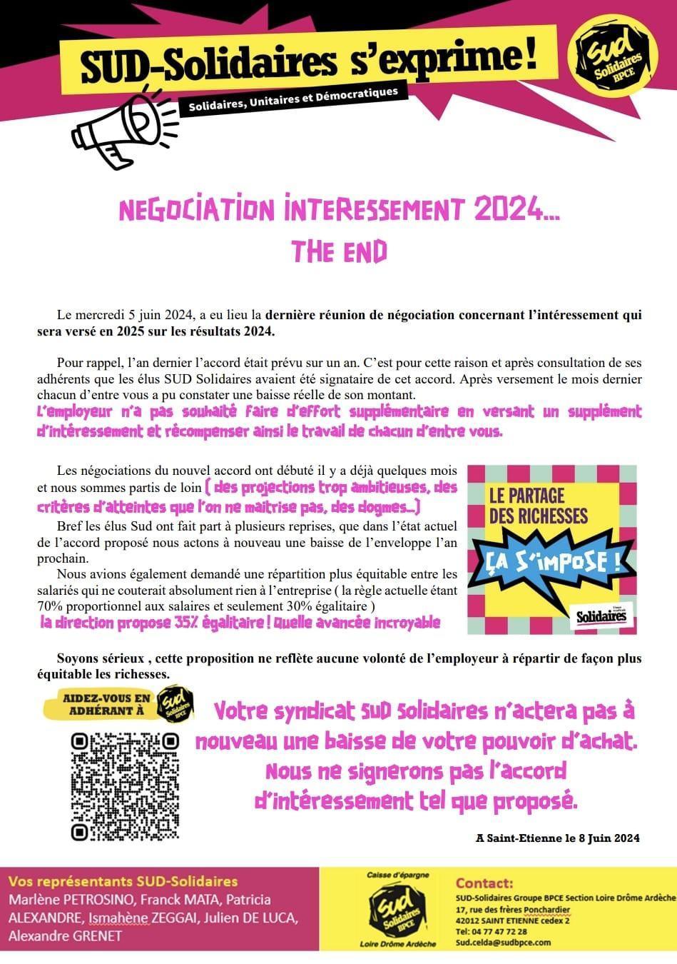 Intéressement 2024 Intéressement 2024