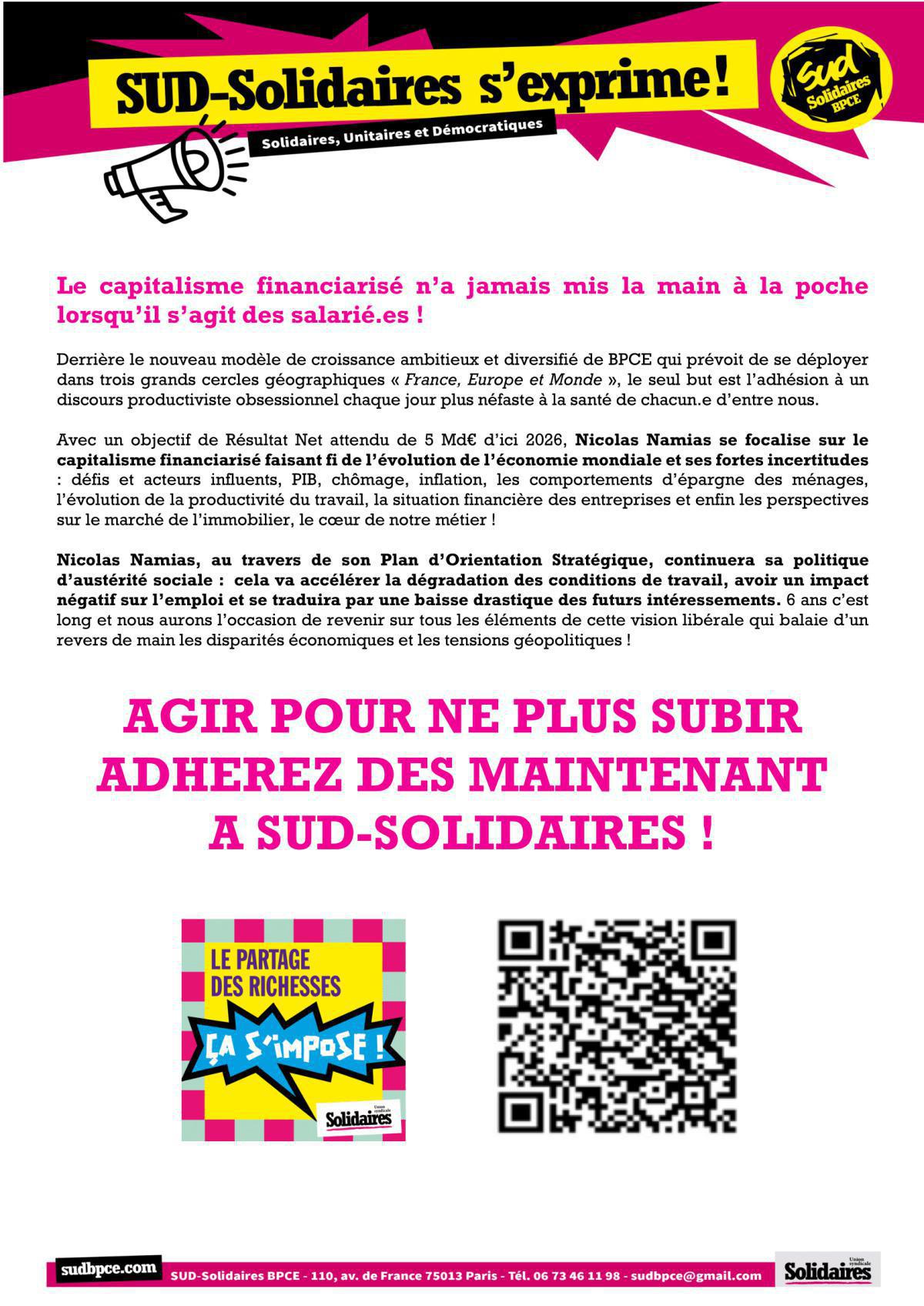 Plan d'orientation stratégique BPCE "vision 2030"