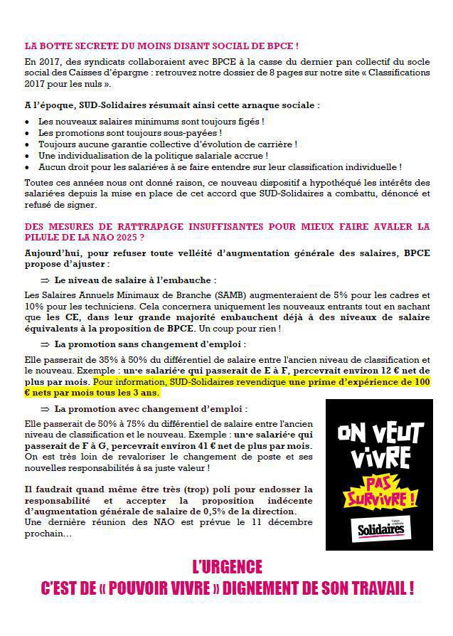NAO 2025 : Le remake de la honte !