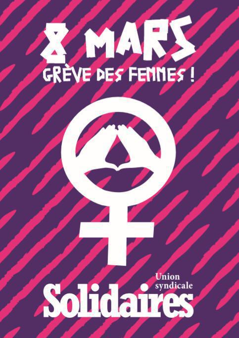 FEMMES SOLIDAIRES : TOUTES EN GRÈVE FÉMINISTE LE 8 MARS 03/2025