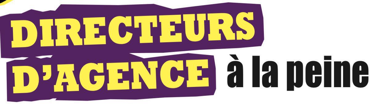 Directeurs d'Agence à la peine