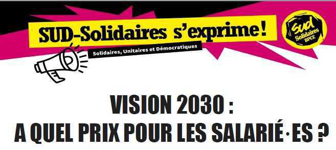 Vision 2030 - A quel prix pour les salarié(e)s?