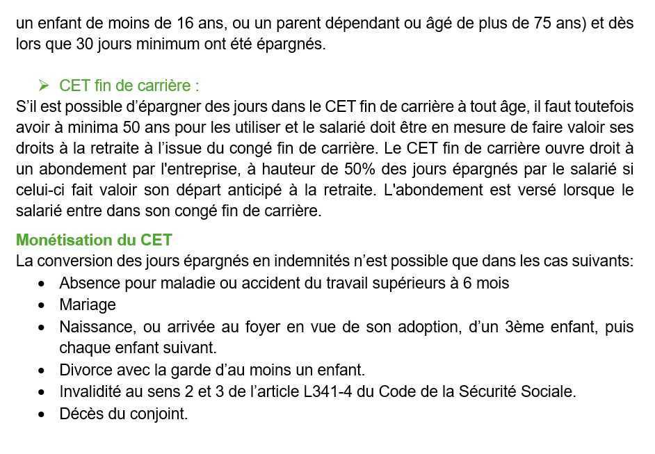 Le temps de travail