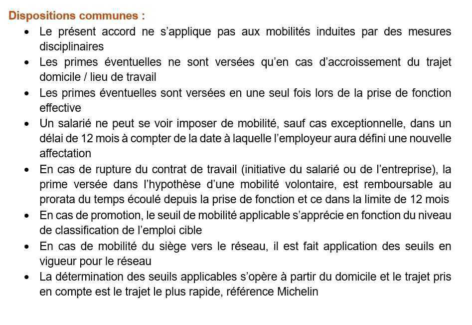 La mobilité