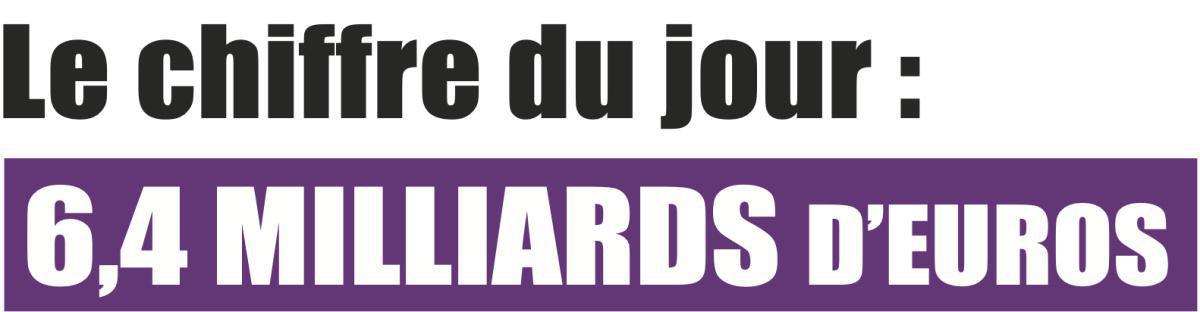 LE CHIFFRE DU JOUR : 6,4 Md€