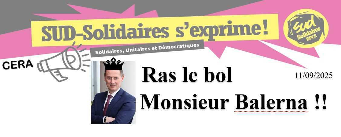 Ras le bol Monsieur Balerna !!