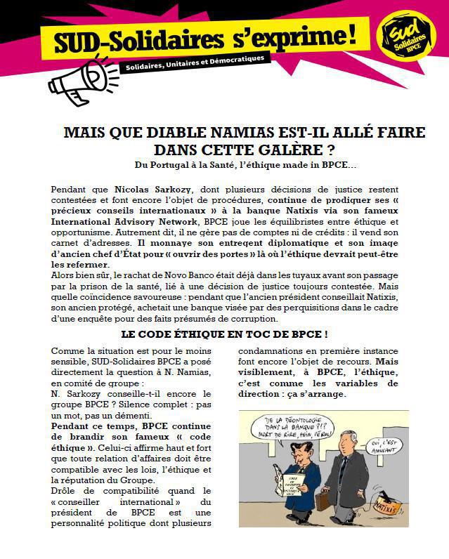 MAIS QUE DIABLE NAMIAS EST-IL ALLÉ FAIRE DANS CETTE GALÈRE ? - National 11/2025