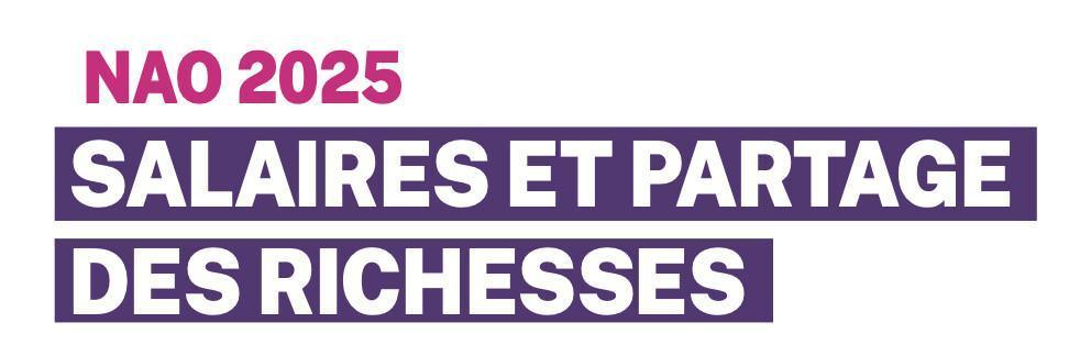 NAO 2025 SALAIRES ET PARTAGE DES RICHESSES NAO 2025 SALAIRES ET PARTAGE DES RICHESSES