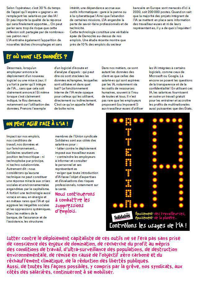 L’IA DANS LA BANQUE, L’ASSURANCE ET L’ASSISTANCE :À QUI PROFITE-T-ELLE VRAIMENT ?