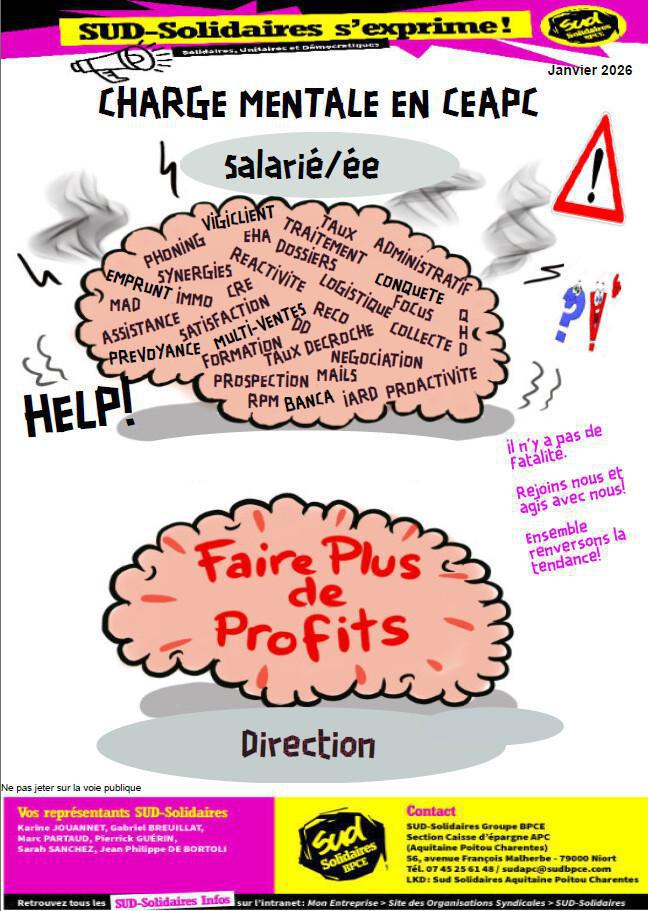 La charge mentale en CEAPC