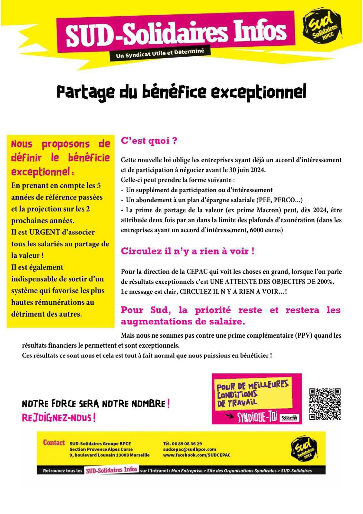 PARTAGE DE LA VALEUR 2024