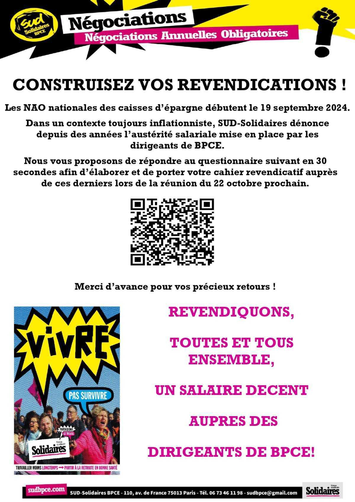 QUESTIONNAIRE NAO 2024 AUPRES DES SALARIES