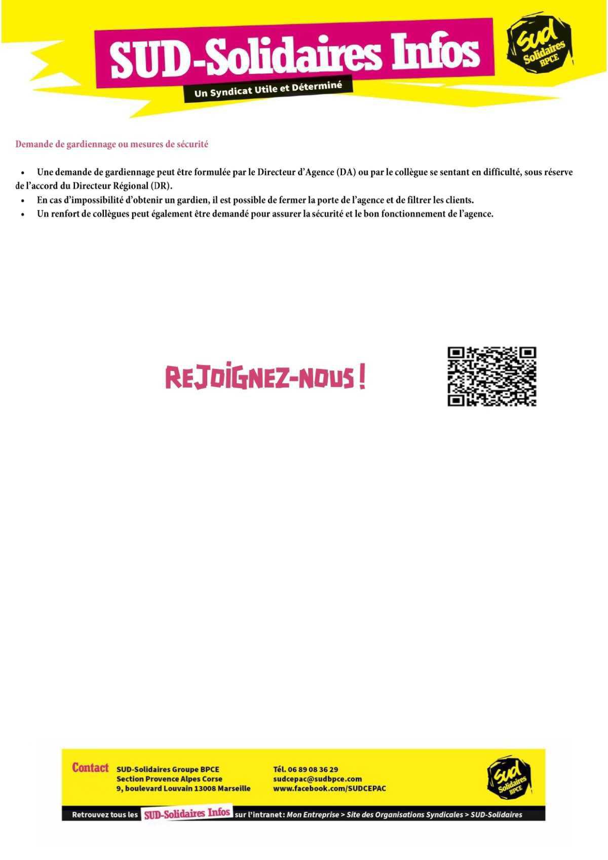 RAPPEL EN CAS D'INCIVILITES