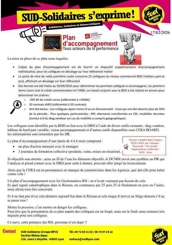 PLAN D'ACCOMPAGNEMENT CERA / MERCI PATRON !