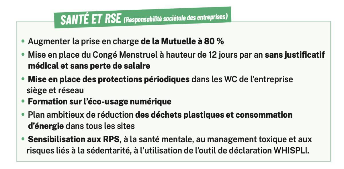 QVCT : Qualité de Vie et Conditions de Travail. 