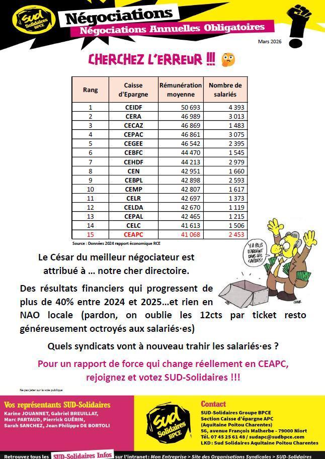 Cherchez l'erreur !!! Cherchez l'erreur !!!