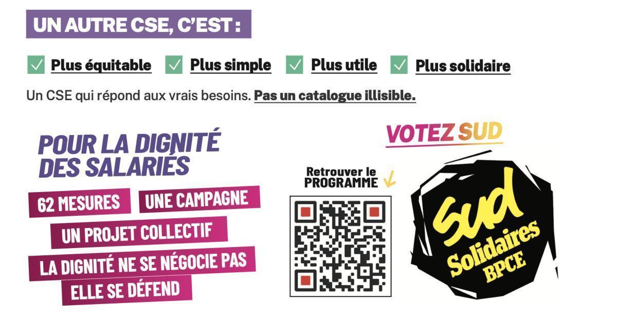 UN CSE JUSTE, SIMPLE ET SOLIDAIRE UN CSE JUSTE, SIMPLE ET SOLIDAIRE