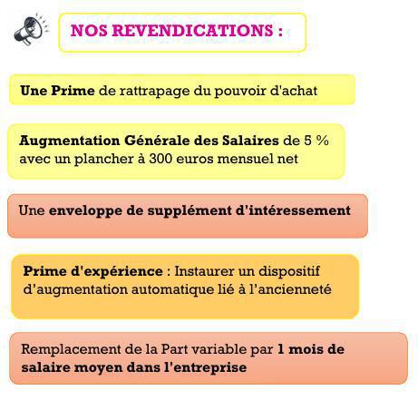 NAO : REVENDICATIONS POUR LE « POUVOIR DE VIVRE » 
