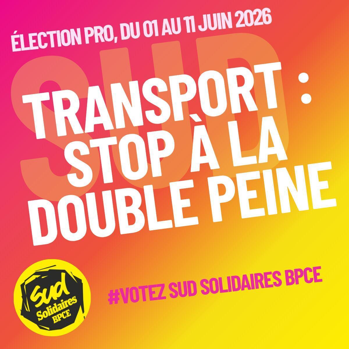 TRANSPORT : STOP À LA DOUBLE PEINE TRANSPORT : STOP À LA DOUBLE PEINE