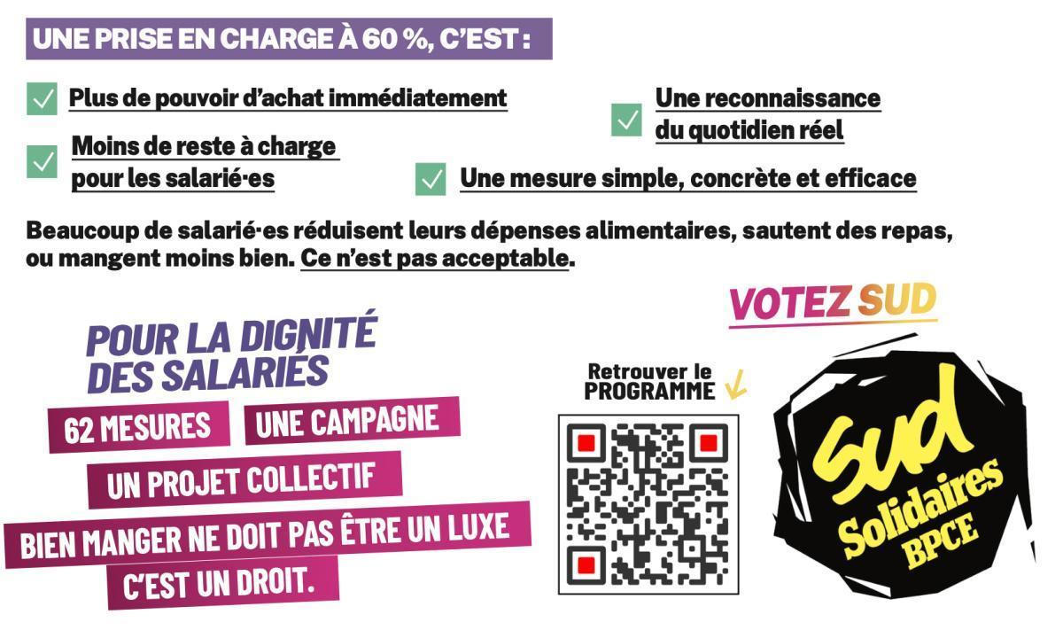 Mesure n°7 : AUGMENTER LA PRISE EN CHARGE PAR L’EMPLOYEUR DES TICKETS RESTAURANT À 60 % Mesure n°7 : AUGMENTER LA PRISE EN CHARGE PAR L’EMPLOYEUR DES TICKETS RESTAURANT À 60 %