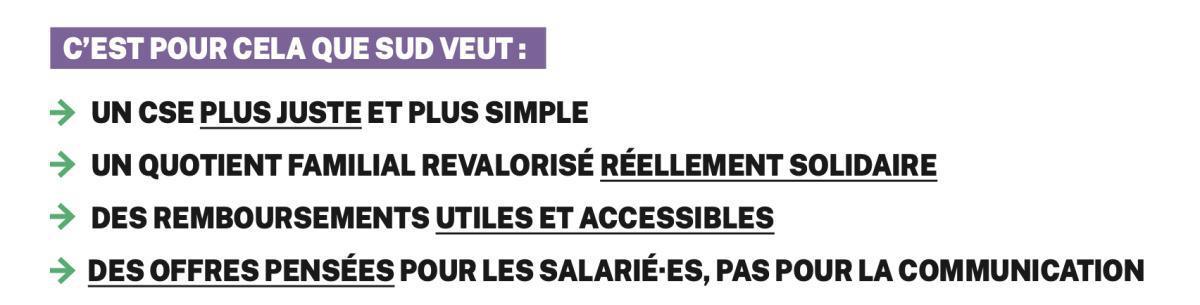 POURQUOI VOTER SUD ?