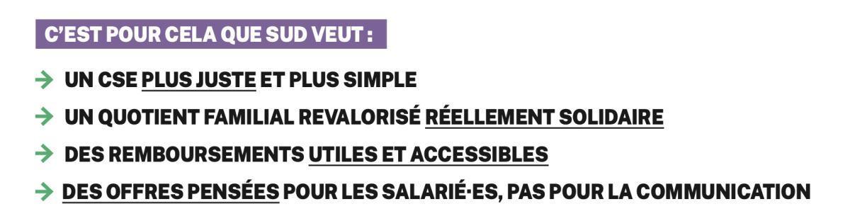 POURQUOI VOTER SUD ? POURQUOI VOTER SUD ?