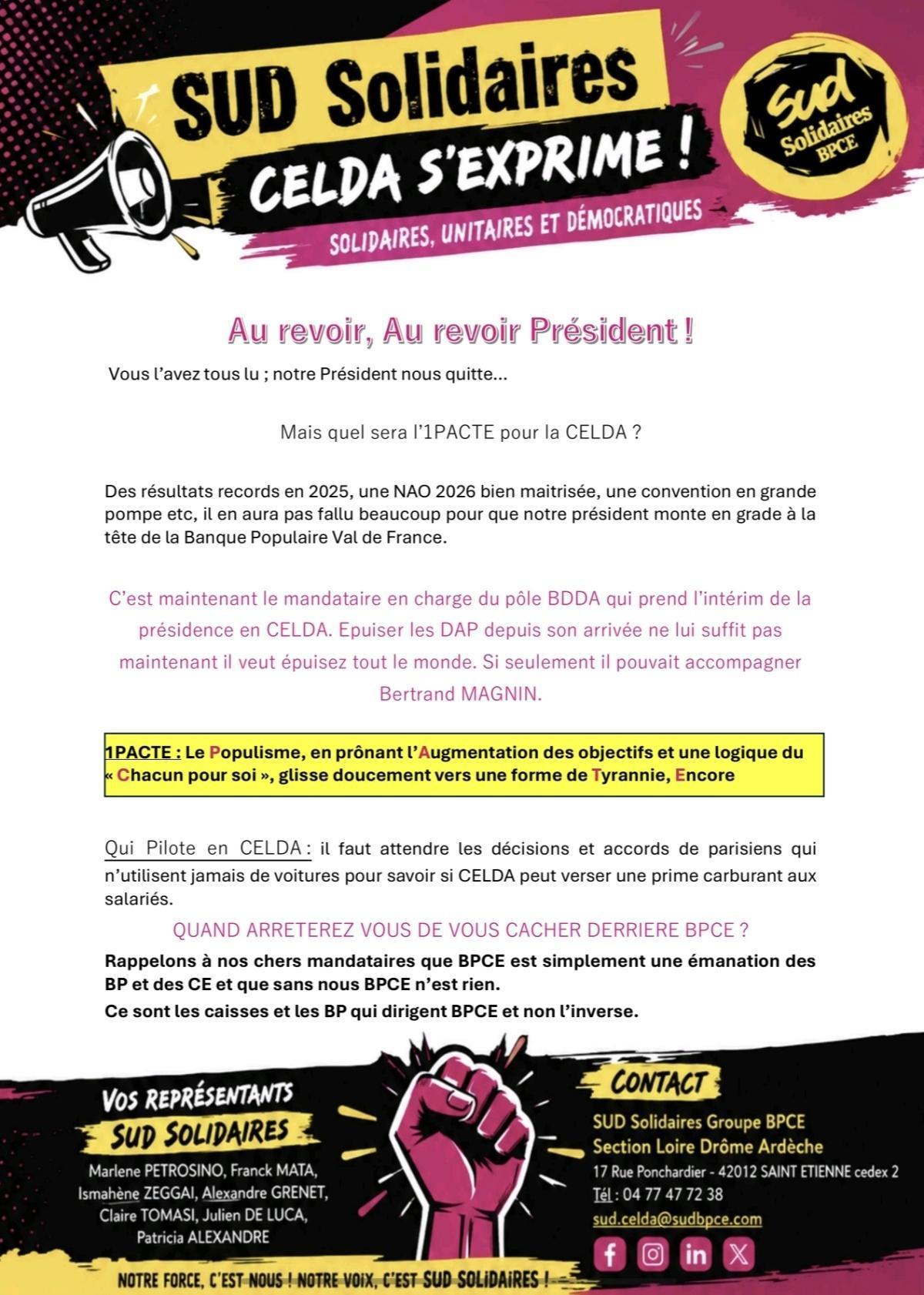 Au revoir au revoir président 