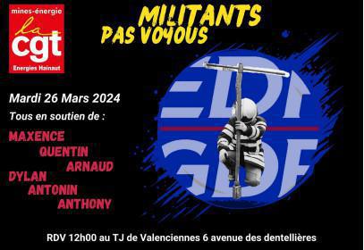 Stop à la répression syndicale